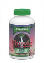 Ultimate Essential Fatty Acid (E.F.A.) is a blend of Flax Seed oil and Borage oil. This is a vegetarian friendly product and is 100% organic. 